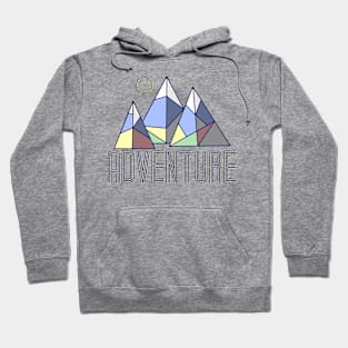 Geometric Adventure Mountains Hoodie